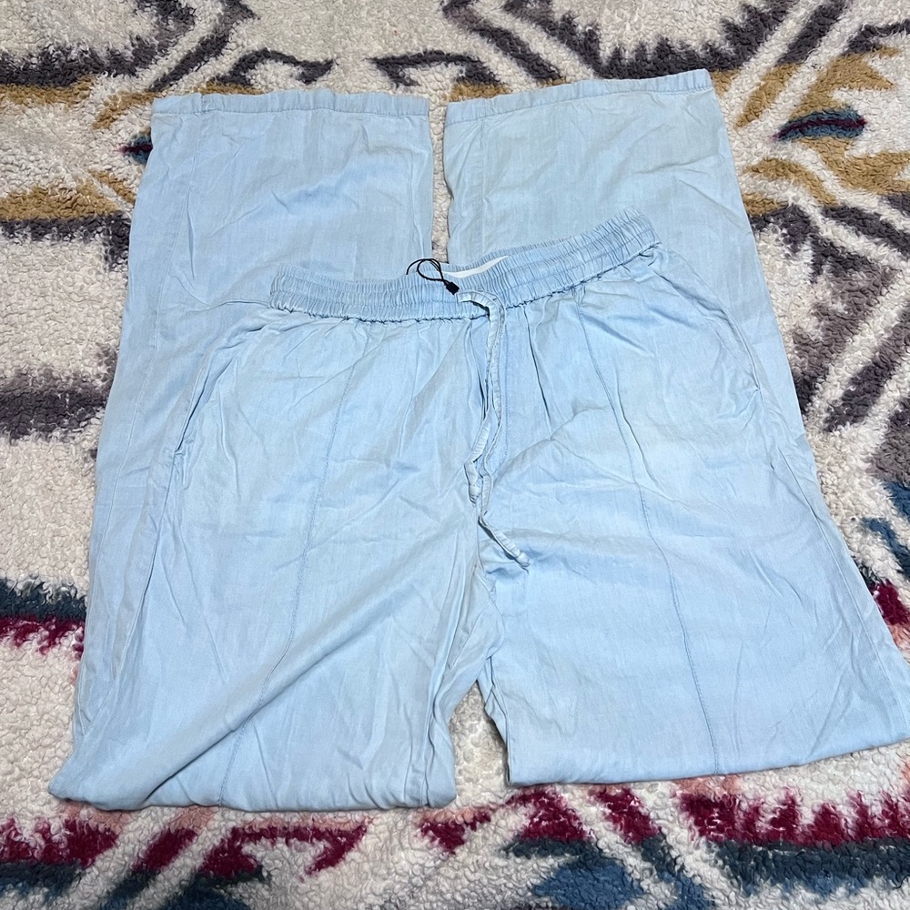 Zara Light Blue Pants